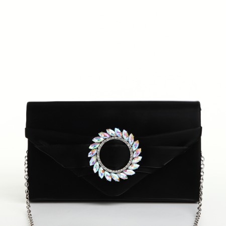 Female bag on a magnet, black color
