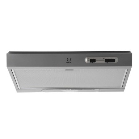 The hood Indesit Islk 66 LS X, visor, 272 m3/h, 3 speeds, 59.9. cm, silver-1