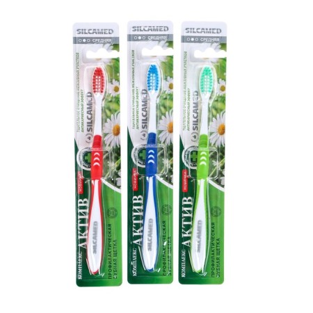 Silcamed toothbrush Asset complex of medium stiffness-4