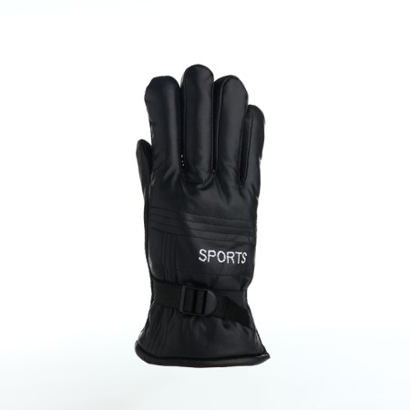Gloves male, dimensionless, with insulation, black color-1