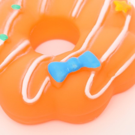 Brying Toy "Donut" for dogs, 8.5 cm, orange-3