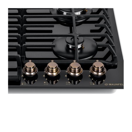 Hlect surface Maunfeld EGHG.64.63CB.R/G, gas, 4 burners, black-14