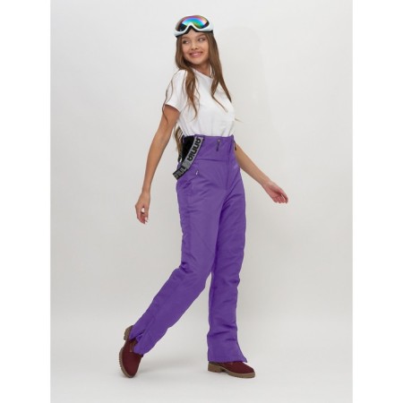 Ski -loving pants, size 42, purple color-7