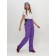 Ski -loving pants, size 42, purple color