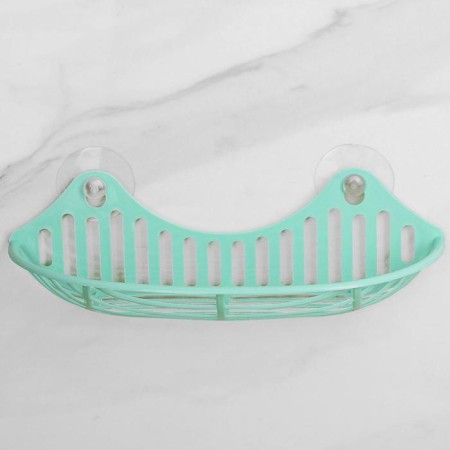 Soap dish on suction cups, 30 × 12 × 9 cm, color mix-1
