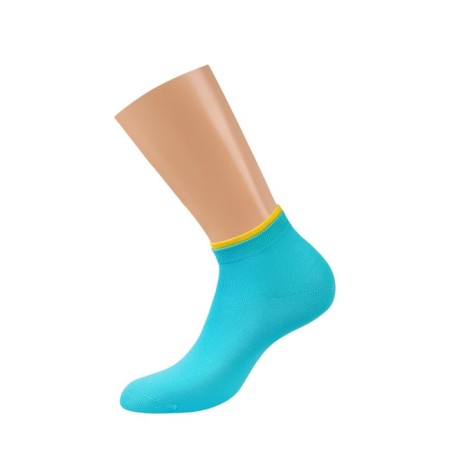 Women's socks Mini Fresh with a double elastic band, size 39-41, TURCHESE color-1