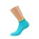 Women's socks Mini Fresh with a double elastic band, size 39-41, TURCHESE color