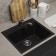 Kitchen carrier made of stone Uperwood Econ UPD-408, 004, rectangular, color 004 Black matte 1030246