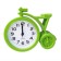 Clock - alarm clock "Bicycle", discrete move, dial d -7 cm, 11 x 13 cm, aa