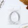 The form for cutting the cookie “egg” on Easter, 4.5 x 6.5 x 1.3 cm.