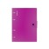 A notebook on the rings A5, 80 sheets in the Erichkrause "Glance Vivid", plastic cover, offset block, whiteness 100%, mix