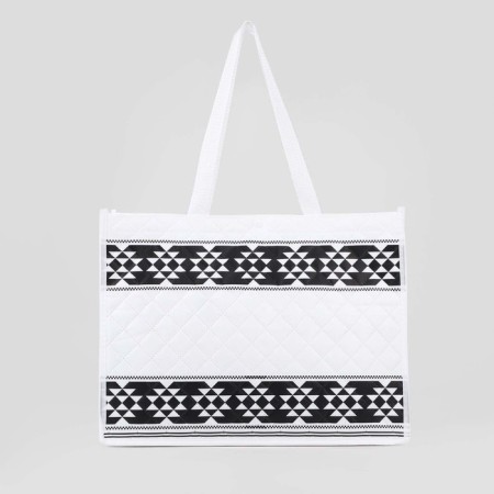 Household bag on the button, white color-1