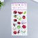 Stick plastic volumetric "butterflies and insects" mix 10x20 cm