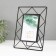 Photo frame Metal in 1 photo 10x15 cm "Loft. Triangles" black 18x1x22 cm