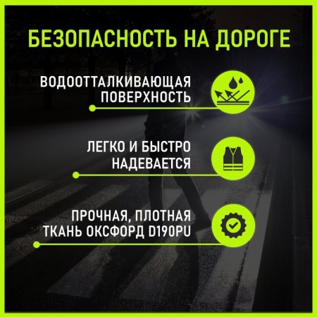 The reflective vest of the driver Defly, Salanut, 2 pcs-3