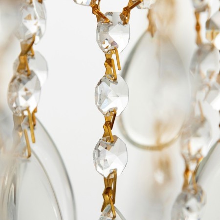Polina chandelier 8x60W E14 gold 60x60x41cm SVK-13