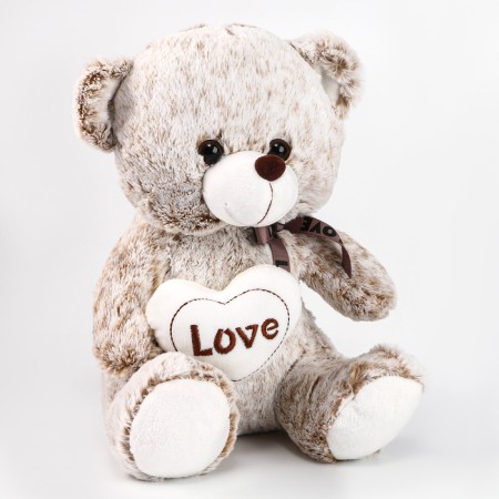 Soft toy "Bear with a heart", 30 cm, color mix-3