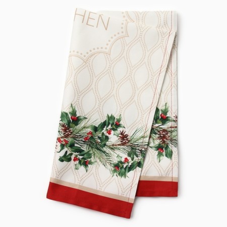 Ethel towel "Christmas Wreath" 40x73 cm, 100% cotton, sarzha 190 g/m2-6