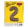 Foil ball 34 "Number 2" Brawl Stars, 1 pc.