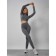 Sports suit female, size 46, dark gray color