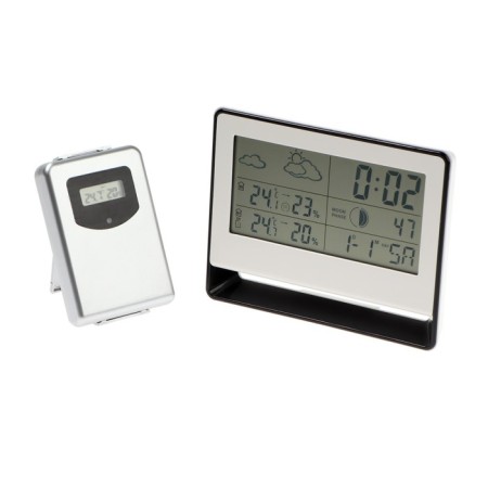 The Luazon LB-14 weather station, with a wireless sensor, from 4AAA not in compls