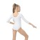 A swimsuit for gymnastics and dancing Grace Dance, p. 34, white color