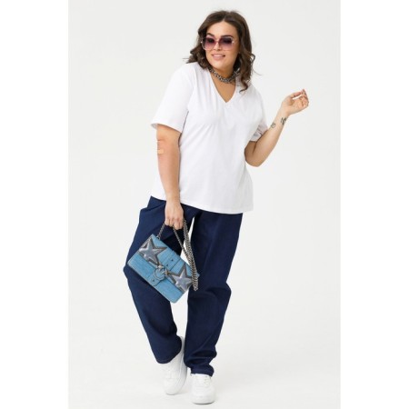 Female T -shirt, size 64, white color-3
