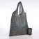 Household bag without fastening, black color