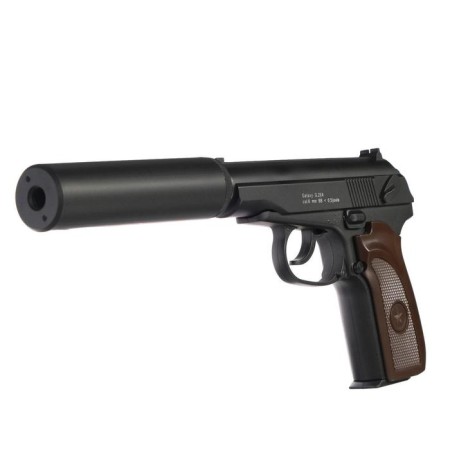 Strikeball pistol "Galaxy" Makarov, with a muffler, feces. 6 mm-3