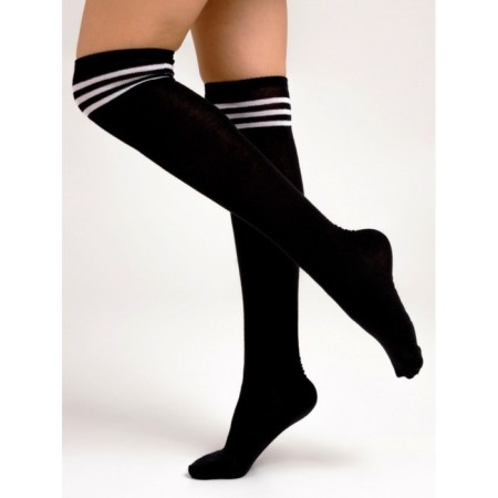 Women's golfs, size 23-25, black and white color, 2 pairs-4