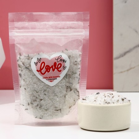 Love Love Laved Bath Salt, 150 g, pure happiness
