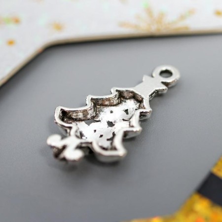 Decor for creativity Metal "Emergency Christmas tree" silver 2x1 cm-2