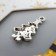 Decor for creativity Metal "Emergency Christmas tree" silver 2x1 cm