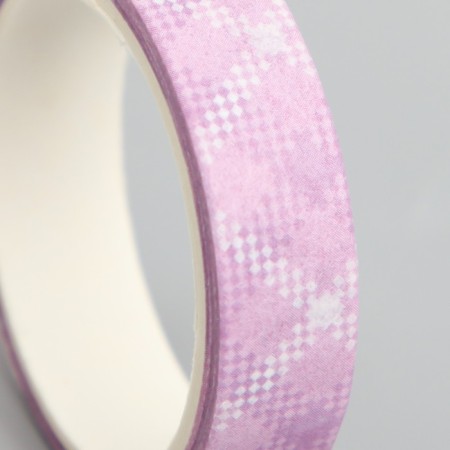 Adhesive tape paper "Lilac cell" width 1; 1.5 cm winding 3 m set 8 pcs-3