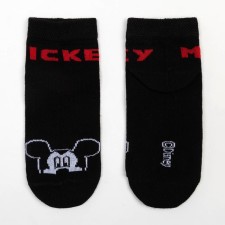 Socks Mickey Mouse, black, 12-14 cm