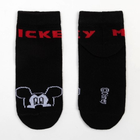 Socks Mickey Mouse, black, 12-14 cm