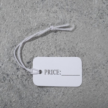 Price tag set 100 pcs., With the inscription 1.5 × 2.5, white color-1