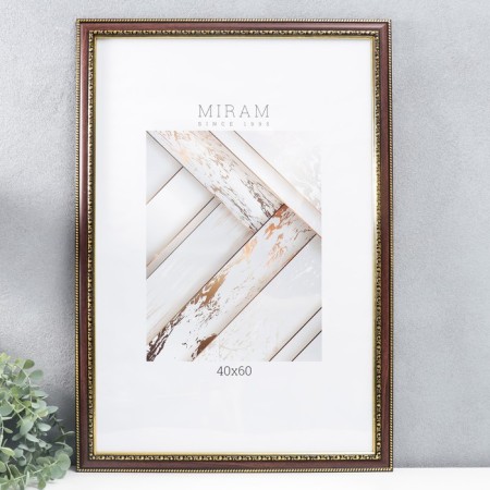 Photo frame plastic "Mira" 40x60 cm Wenge (plastic screen)
