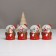 Souvenir Polystone Water Ball Light "Santa Claus. Gift" MIX 4.5x4.5x7.5 cm