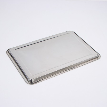 Stainless steel tray 50 × 35 × 2 cm-2