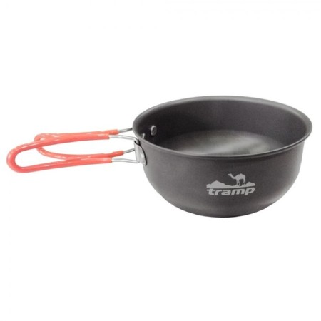 An aluminum plate with folding handles TRAMP TRC-143, 600 ml.