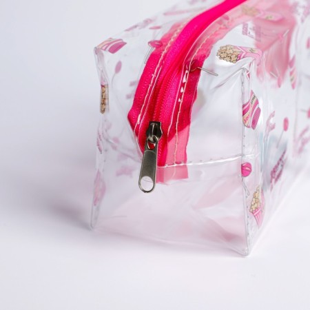 The cosmetic bag from the transparent PVC "charged for weight loss", 14x8 cm-2