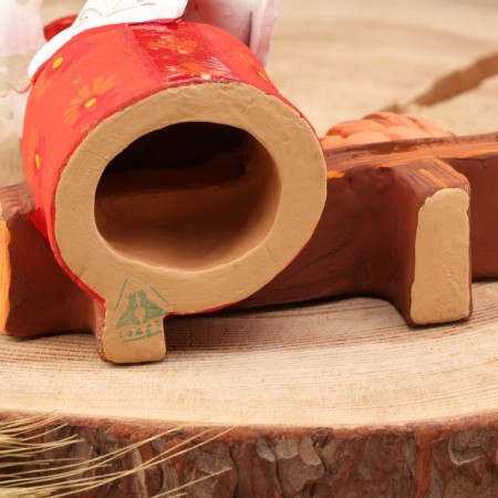 Kovrov toy "Baryshny embroider", ceramics-3