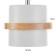 Spot "Asver" E27 40W white 16x16x18 cm
