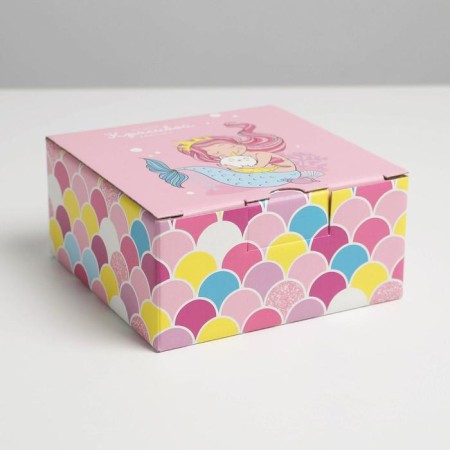 Box - Penal, Gift packaging, “Beautiful”, 15 x 15 x 7 cm-2