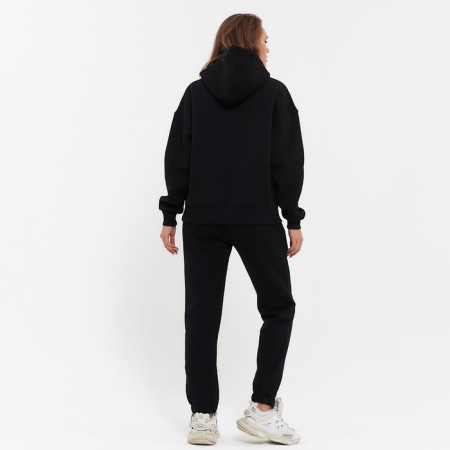 Women's costume (sweatshirt/pants), black color, size 44 (m)-1