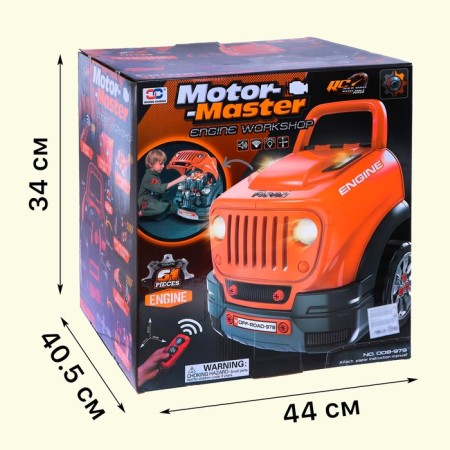 Set of mechanics, collect the engine "Jeep"-4