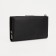 Women's wallet on the button, black color