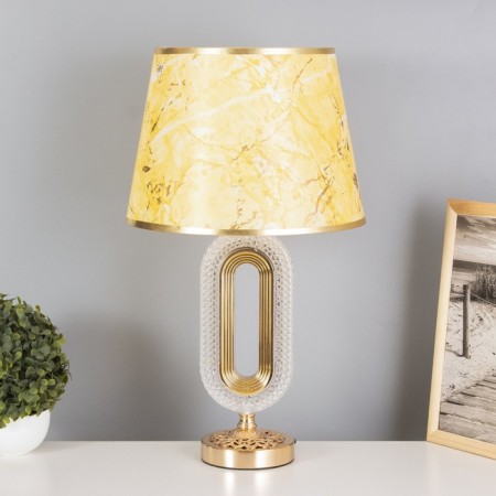 Table lamp "Reta" 1x40W E27+backlight, gold 29x29x51cm