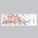 Sticker Plastic Interior color "Hedgehog-Mashinist with flowers" set 2 sheets 30x90 cm
